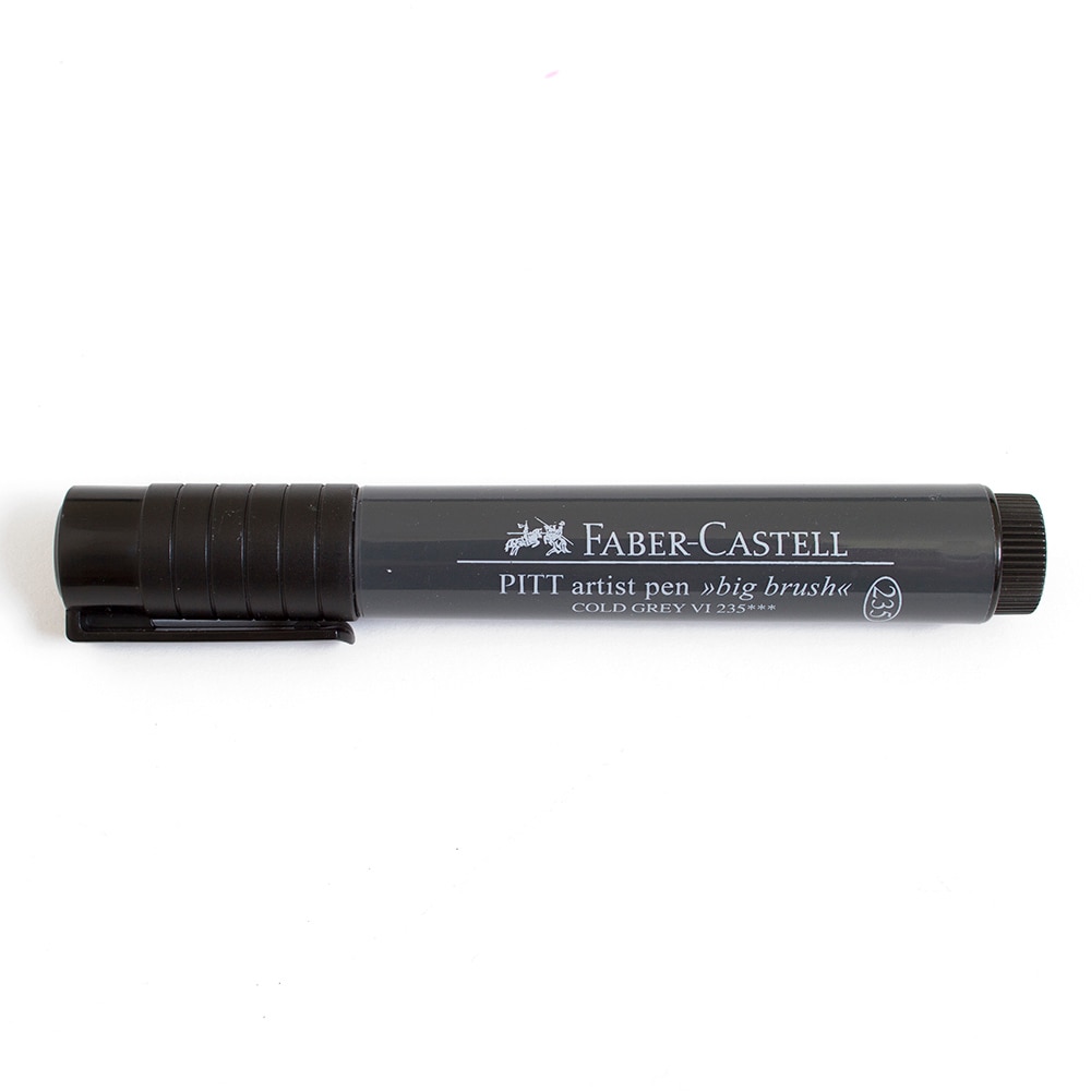 Faber Castell, Pitt, Artist, Big, Brush Pen, Cold Grey VI